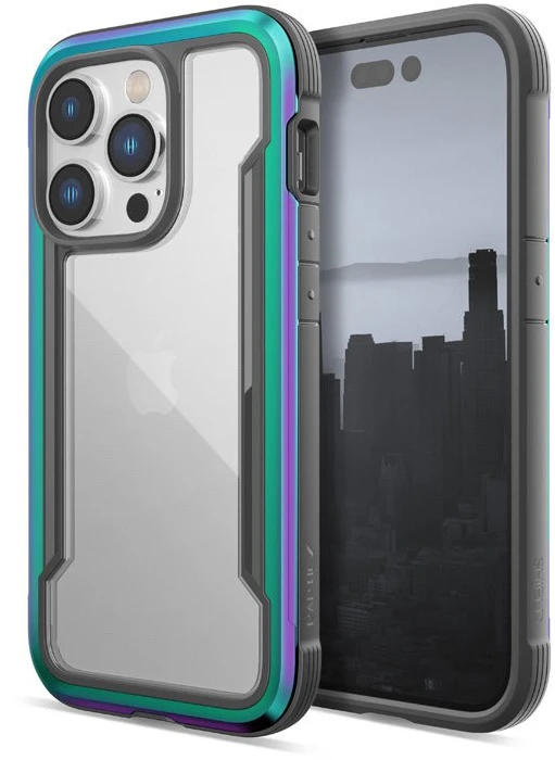 Dėklas iPhone 14 Pro X-Doria Raptic Shield, irizuojantis