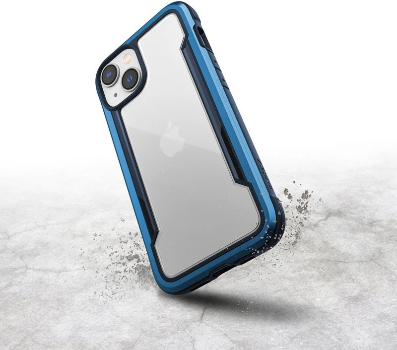 Dėklas iPhone 14 X-Doria Raptic Shield, mėlynas