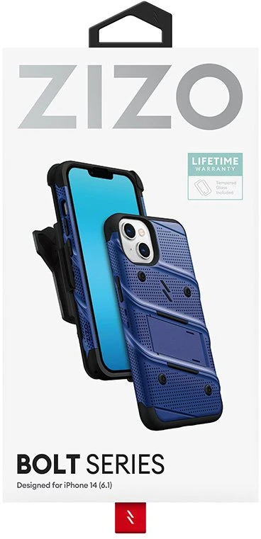 ZIZO BOLT Series - dėklas skirtas Apple iPhone 14 Mėlyna