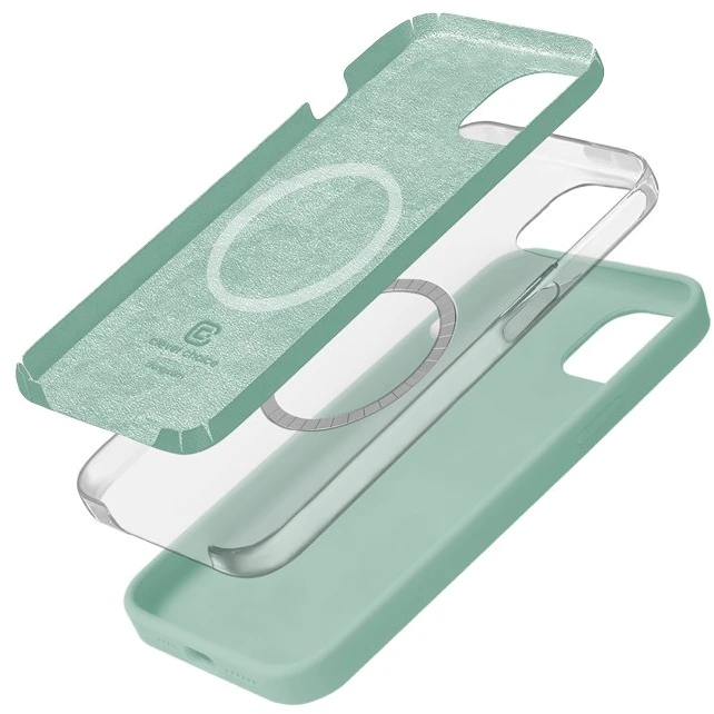 Crong Color Cover Magnetic - dėklas skirtas Apple iPhone 15 MagSafe Mint
