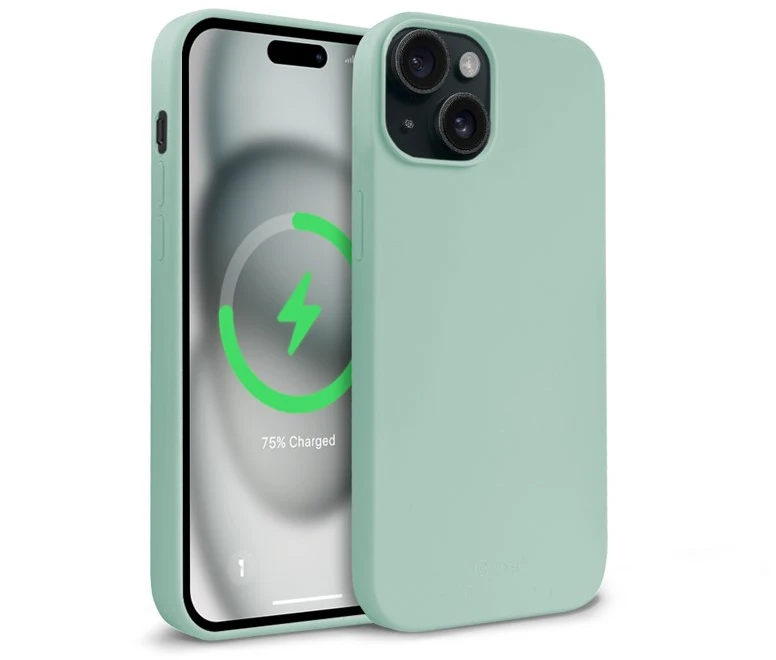 Crong Color Cover Magnetic - dėklas skirtas Apple iPhone 15 MagSafe Mint