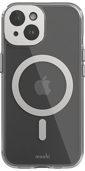Moshi iGlaze MagSafe - dėklas skirtas Apple iPhone 15 Luna Sidabrinis