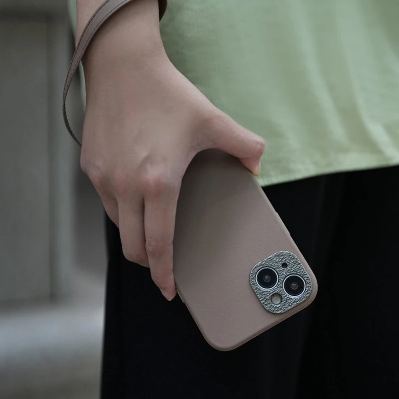 Moshi Napa MagSafe - Leather dėklas skirtas Apple iPhone 15 Woodsmoke Brown