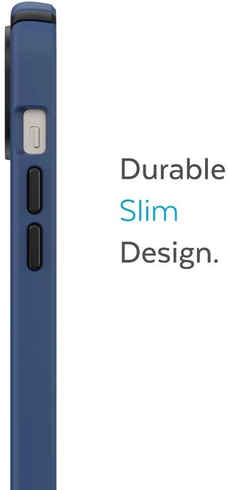Speck Presidio2 Pro - dėklas skirtas Apple iPhone 15 Plus / 14 Plus su MICROBAN coating Coastal Mėlyna / Juodas / Baltas