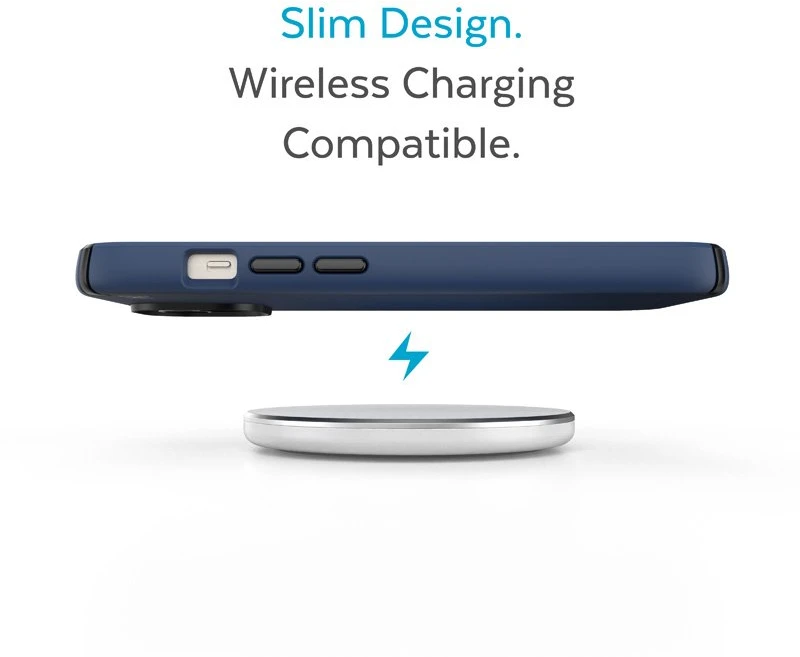 Speck Presidio2 Pro - dėklas skirtas Apple iPhone 15 Plus / 14 Plus su MICROBAN coating Coastal Mėlyna / Juodas / Baltas