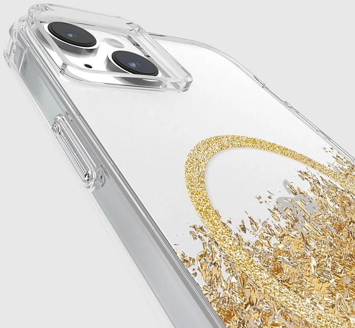Case-Mate Karat MagSafe - Gold Decorated Apple iPhone 15 Plus dėklas Marble