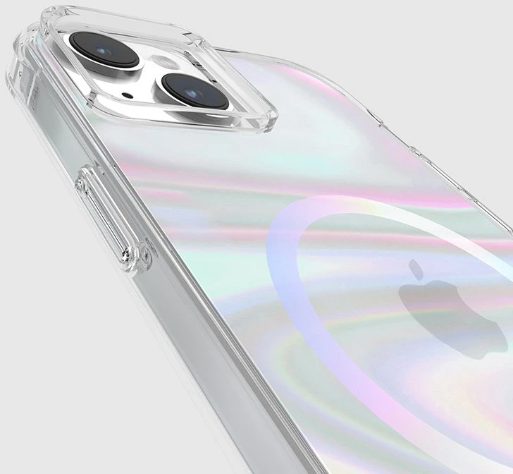 Case-Mate Soap Bubble MagSafe - Apple iPhone 15 Plus dėklas Iridescent
