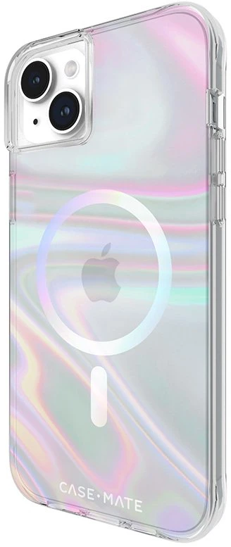 Case-Mate Soap Bubble MagSafe - Apple iPhone 15 Plus dėklas Iridescent