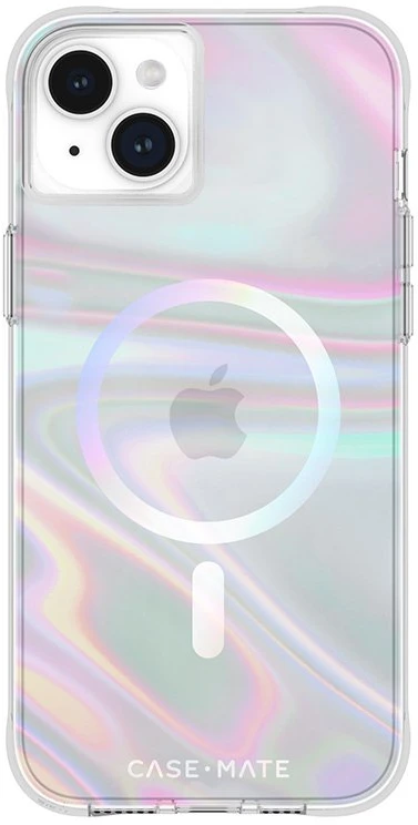 Case-Mate Soap Bubble MagSafe - Apple iPhone 15 Plus dėklas Iridescent