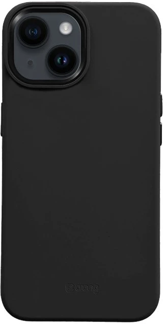 Crong Color Cover LUX Magnetic - Dėklas iPhone 15 Plus MagSafe (juoda)