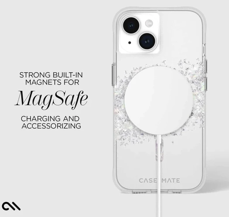 Case-Mate Karat MagSafe - Apple iPhone 15 Plus dėklas su Mother of Pearl A Touch of Pearl