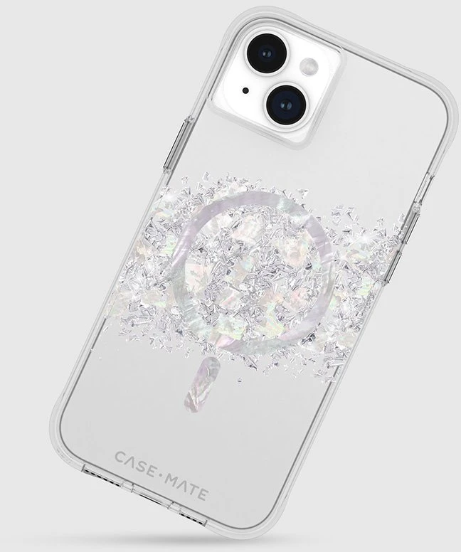 Case-Mate Karat MagSafe - Apple iPhone 15 Plus dėklas su Mother of Pearl A Touch of Pearl