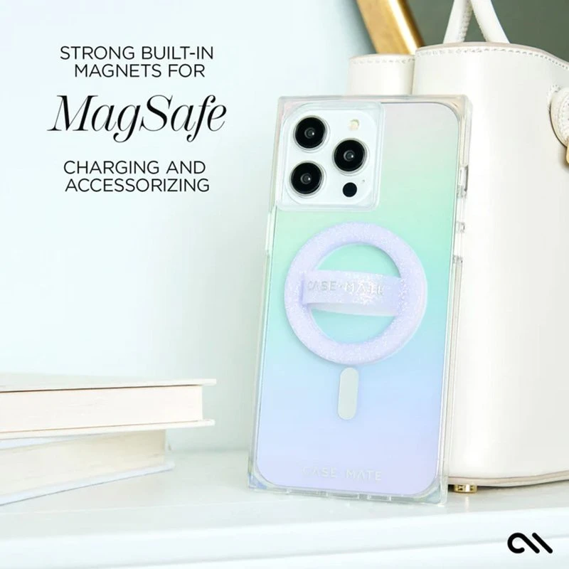Dėklas Case-Mate BLOX MagSafe - Apple iPhone 15 Pro Case Rainbow Frosting