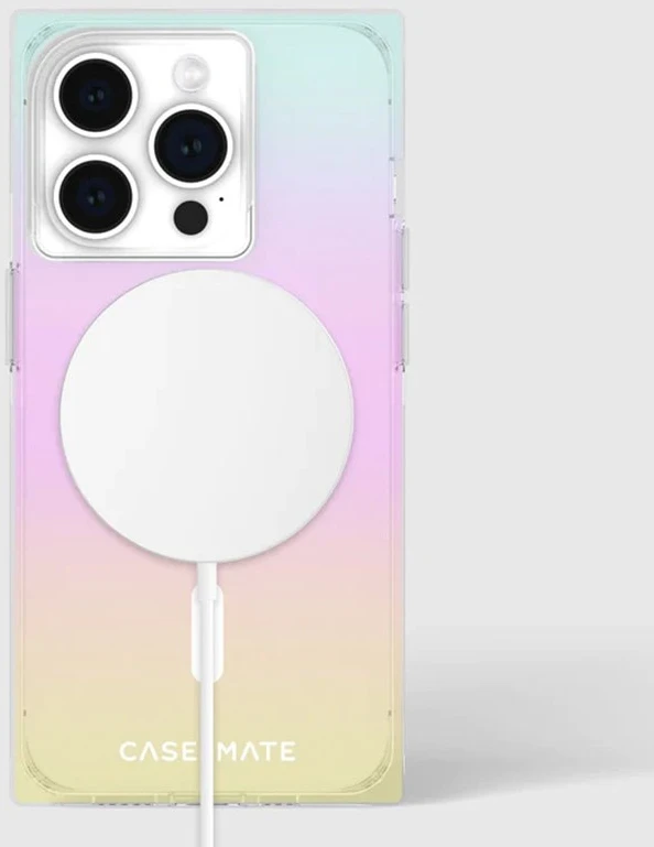 Dėklas Case-Mate BLOX MagSafe - Apple iPhone 15 Pro Case Rainbow Frosting