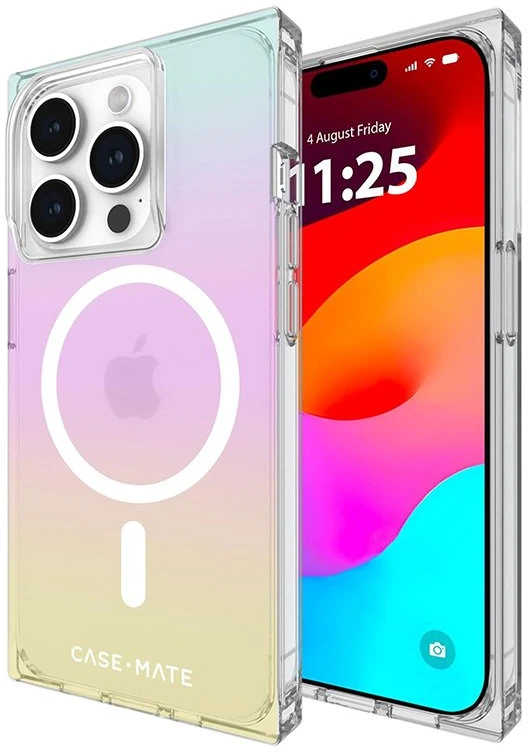 Dėklas Case-Mate BLOX MagSafe - Apple iPhone 15 Pro Case Rainbow Frosting