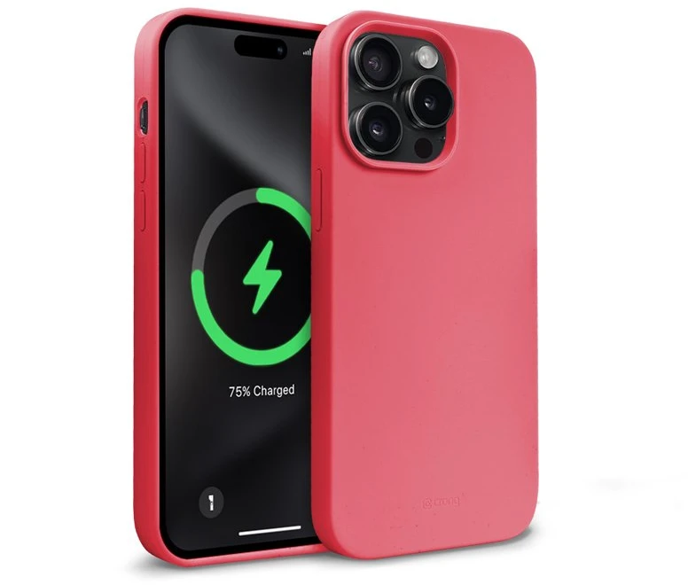 Crong Color Cover Magnetic - dėklas skirtas Apple iPhone 15 Pro Max MagSafe Rožinė