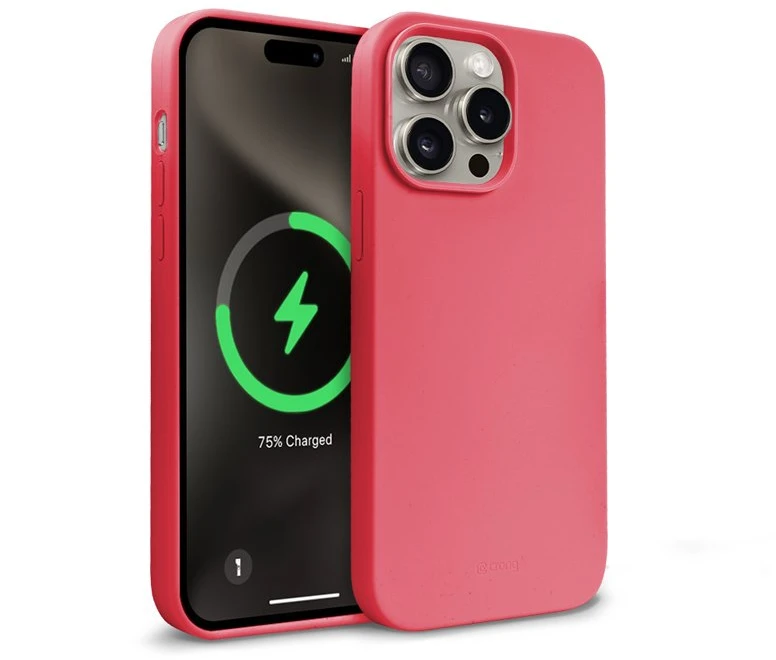 Crong Color Cover Magnetic - dėklas skirtas Apple iPhone 15 Pro Max MagSafe Rožinė