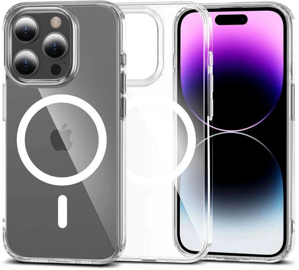 Tech-Protect FlexAir Hybrid MagSafe Apple iPhone 15 Pro – dėklas telefonui skaidrus