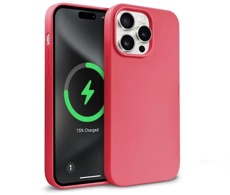 Crong Color Cover Magnetic - dėklas skirtas Apple iPhone 15 Pro MagSafe Rožinė