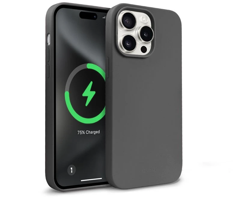 Crong Color Cover Magnetic - dėklas skirtas Apple iPhone 15 Pro MagSafe Titanium