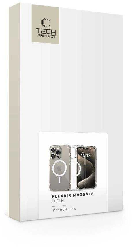 Apple iPhone 15 Pro Tech-Protect FlexAir MagSafe Clear dėklas telefonui skaidrus