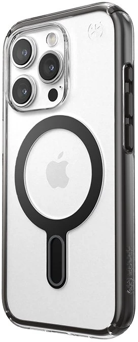 Speck Presidio Perfect-Clear ClickLock & Magsafe - dėklas skirtas Apple iPhone 15 Pro Clear / Frosted Juodas / Slate Pilkas