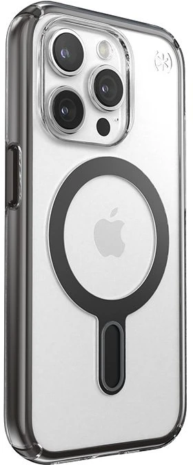 Speck Presidio Perfect-Clear ClickLock & Magsafe - dėklas skirtas Apple iPhone 15 Pro Clear / Frosted Juodas / Slate Pilkas