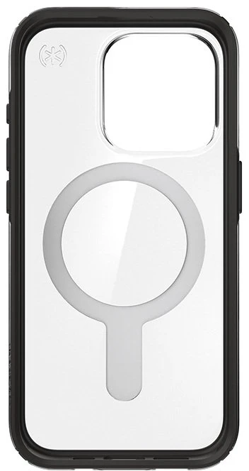 Speck Presidio Perfect-Clear ClickLock & Magsafe - dėklas skirtas Apple iPhone 15 Pro Clear / Frosted Juodas / Slate Pilkas