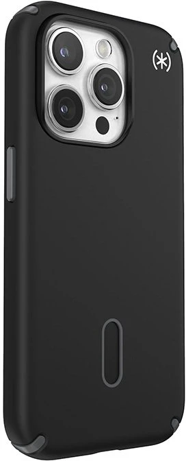 Speck Presidio2 Pro ClickLock & MagSafe - dėklas skirtas Apple iPhone 15 Pro Juodas/Slate Pilkas/Baltas