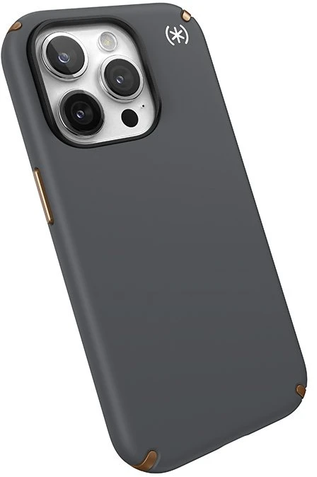 Speck Presidio2 Pro Magsafe - dėklas skirtas Apple iPhone 15 Pro Charcoal Pilkas / Cool Bronze / Baltas