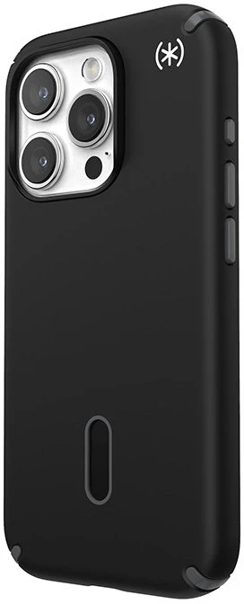 Speck Presidio2 Pro ClickLock & MagSafe - dėklas skirtas Apple iPhone 15 Pro Juodas/Slate Pilkas/Baltas