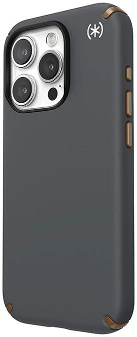 Speck Presidio2 Pro Magsafe - dėklas skirtas Apple iPhone 15 Pro Charcoal Pilkas / Cool Bronze / Baltas
