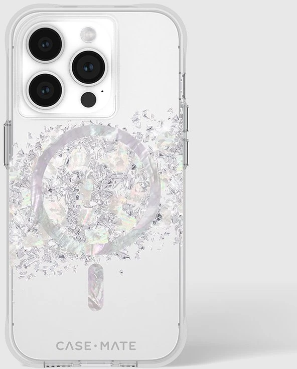 Case-Mate Karat MagSafe - Apple iPhone 15 Pro dėklas su Mother of Pearl A Touch of Pearl