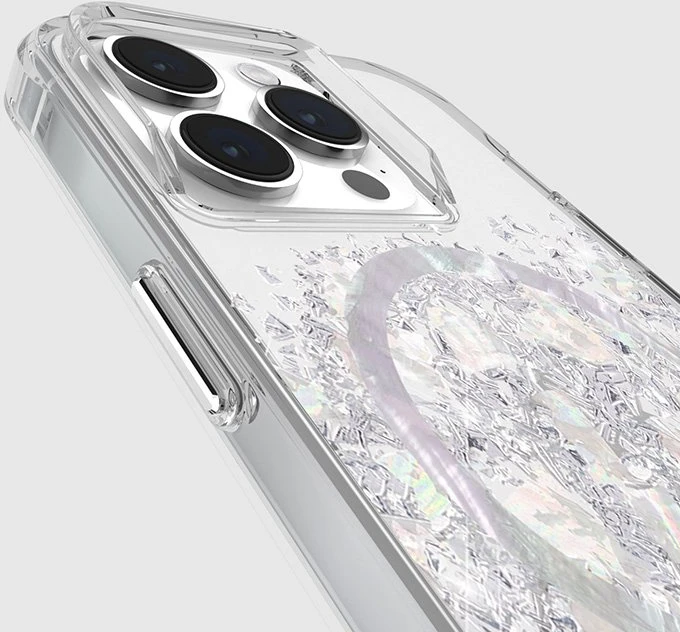 Case-Mate Karat MagSafe - Apple iPhone 15 Pro dėklas su Mother of Pearl A Touch of Pearl