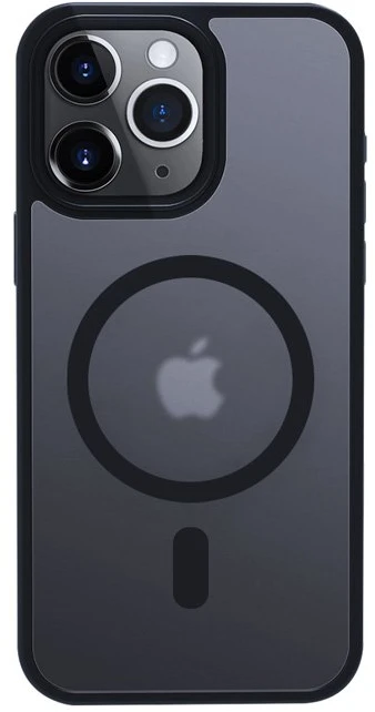 Crong Hybrid Frost MAG Cover - dėklas skirtas Apple iPhone 15 Pro MagSafe Navy Mėlyna