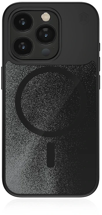 STM Relax Sand MagSafe - dėklas skirtas Apple iPhone 15 Juodas / Pilkas