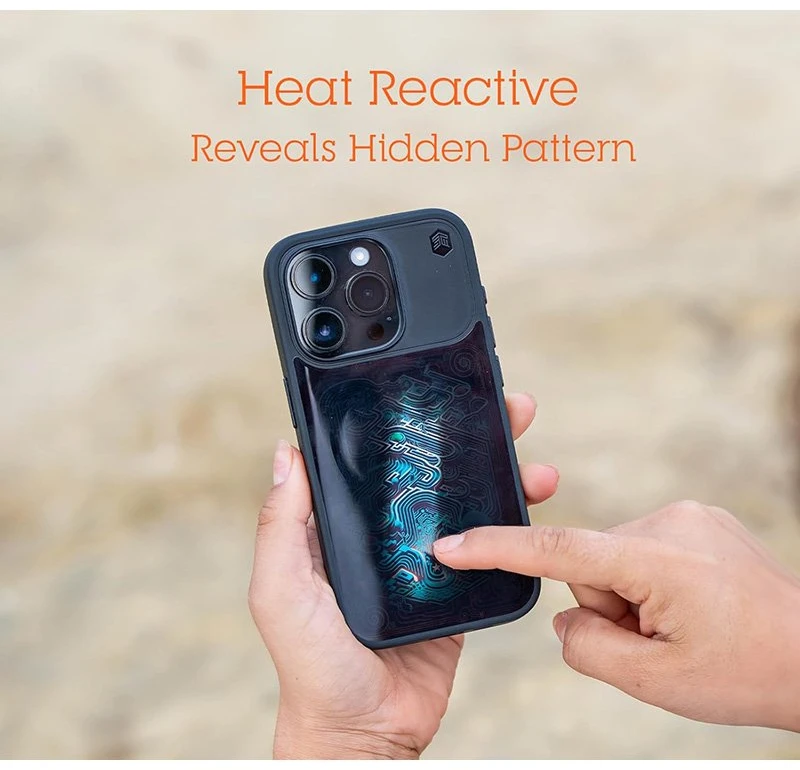 STM Reveal Warm MagSafe - dėklas skirtas Apple iPhone 15 Juodas Realm