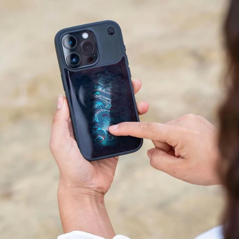 STM Reveal Warm MagSafe - dėklas skirtas Apple iPhone 15 Juodas Realm