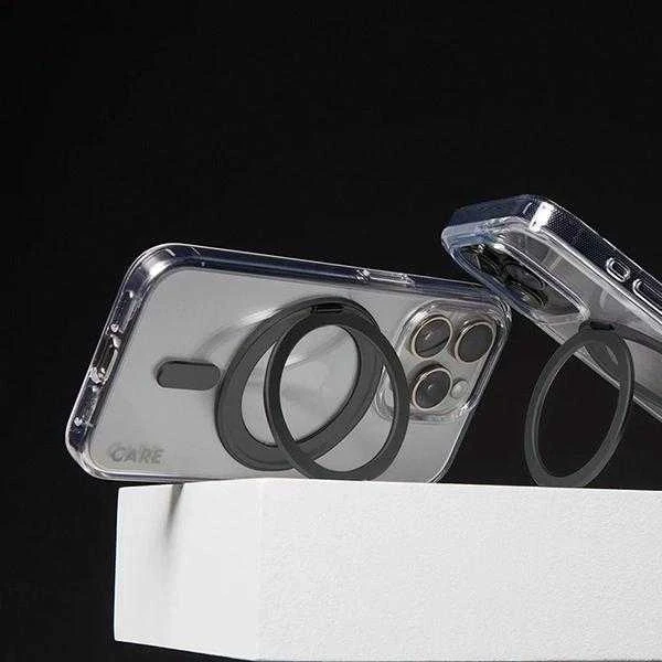 Panzer Glass CARE by PanzerGlass Feature Kickstand Case Apple iPhone 16 6.1" dėklas telefonui juodos spalvos/dėklas telefonui juodos spalvos MagSafe 1321