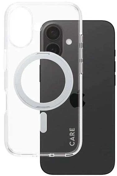Panzer Glass CARE by PanzerGlass Feature Kickstand Apple iPhone 16 6.1" sidabrinis/sidabrinis MagSafe 1325