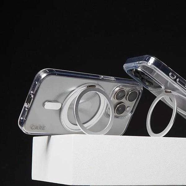 Panzer Glass CARE by PanzerGlass Feature Kickstand Apple iPhone 16 6.1" sidabrinis/sidabrinis MagSafe 1325