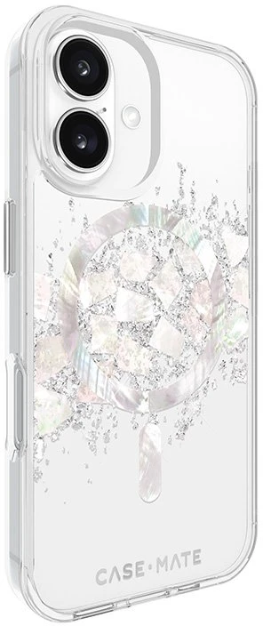Case-Mate Karat MagSafe - dėklas skirtas Apple iPhone 16 su Pearl Inlay A Touch of Pearl