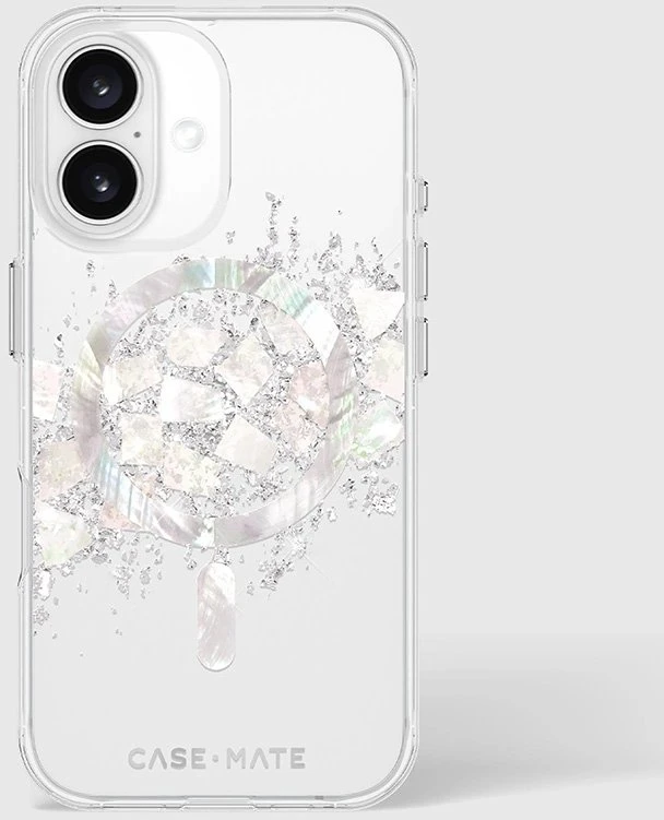 Case-Mate Karat MagSafe - dėklas skirtas Apple iPhone 16 su Pearl Inlay A Touch of Pearl