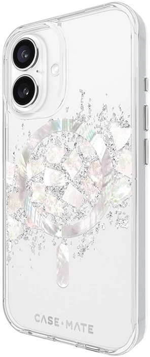 Case-Mate Karat MagSafe - dėklas skirtas Apple iPhone 16 su Pearl Inlay A Touch of Pearl