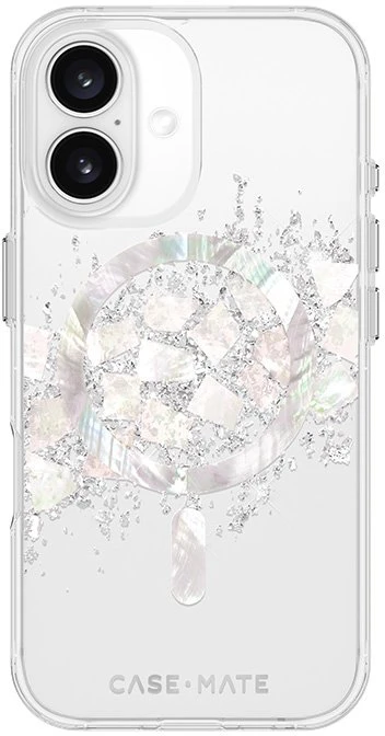 Case-Mate Karat MagSafe - dėklas skirtas Apple iPhone 16 su Pearl Inlay A Touch of Pearl