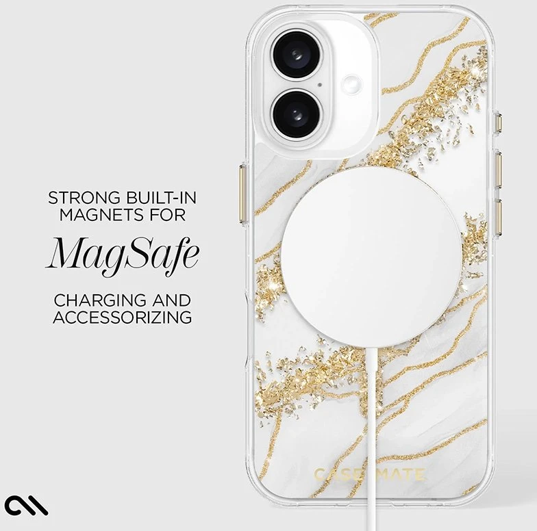 Case-Mate Karat MagSafe - dėklas skirtas Apple iPhone 16 Granite
