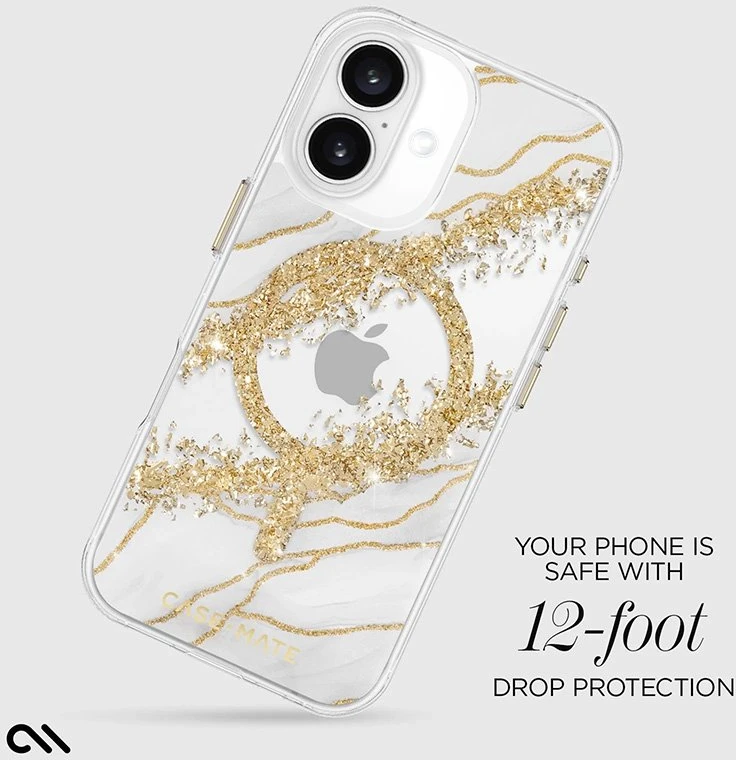 Case-Mate Karat MagSafe - dėklas skirtas Apple iPhone 16 Granite