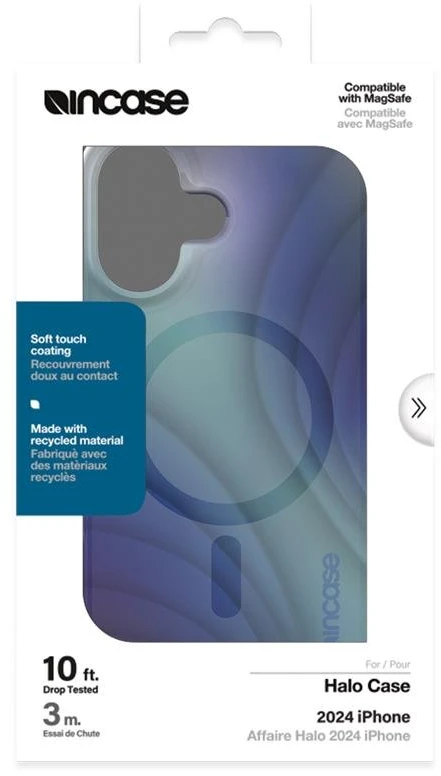 Incase Halo dėklas MagSafe - dėklas Apple iPhone 16 Tidal Ocean