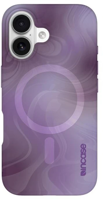 Incase Halo dėklas MagSafe - dėklas Apple iPhone 16 Oil Slick Lilac