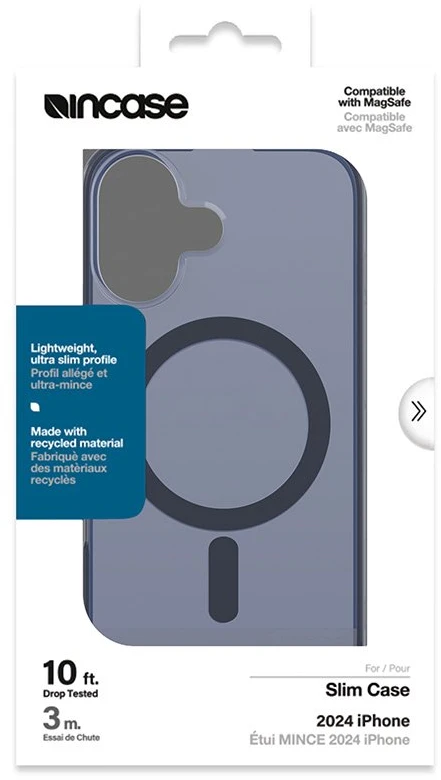 Incase Slim dėklas MagSafe - dėklas Apple iPhone 16 Deep Space Mėlyna